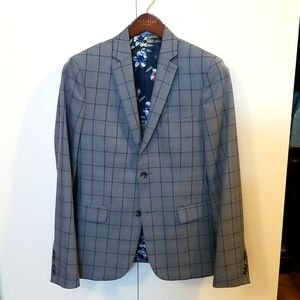 RW&Co size 36 P.K. Subban collab blue check blazer